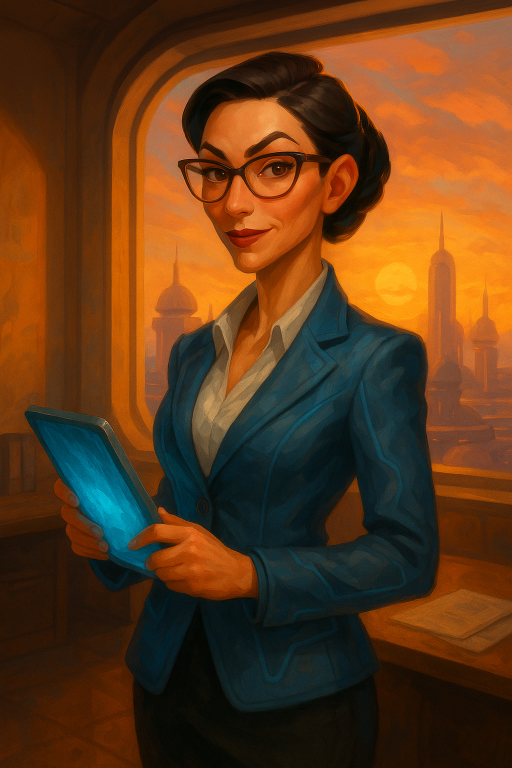 Ms. Samantha character portrait