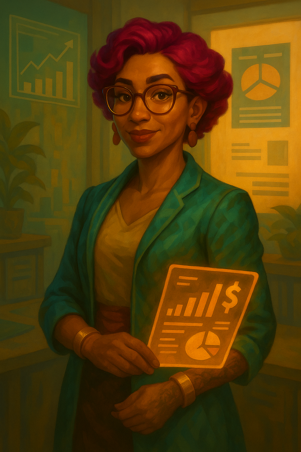 Penny Ledger character portrait