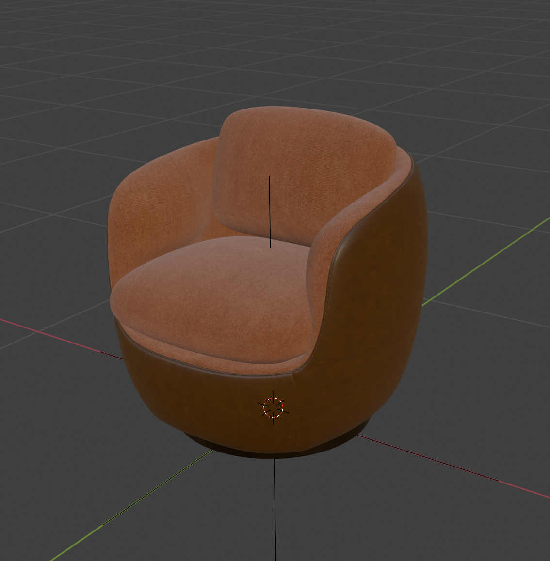 Armchair model — starting state