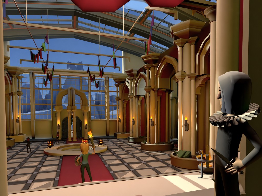 Castle interior — grand hall, Horizon Worlds, Meta