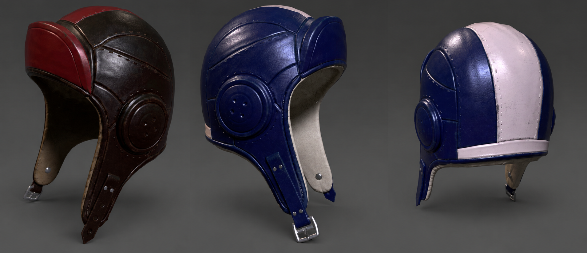 Aviator helmet turnaround — Horizon Worlds, Meta