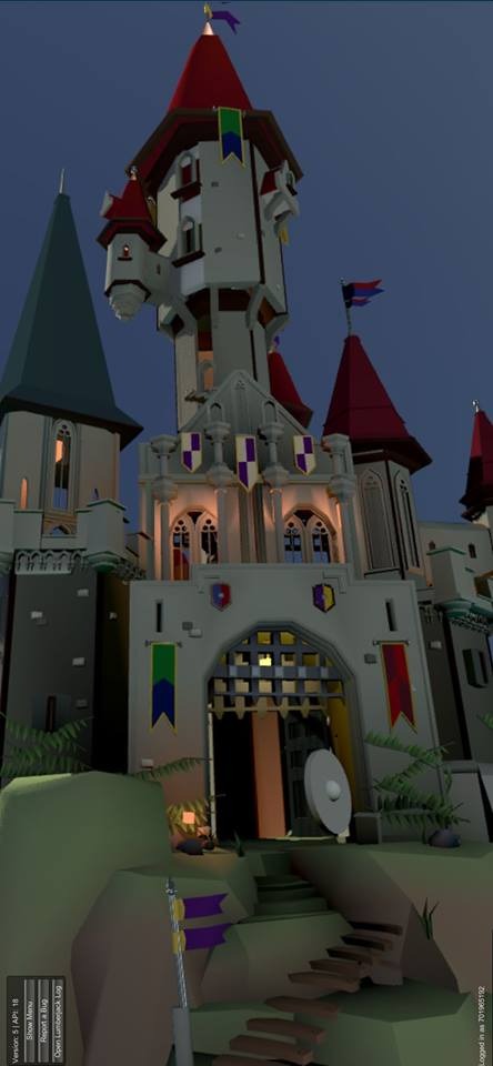 Castle exterior alternate angle — Horizon Worlds, Meta
