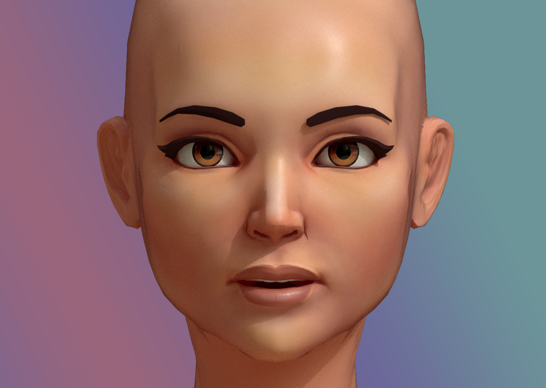 Face sculpt — personal ZBrush work