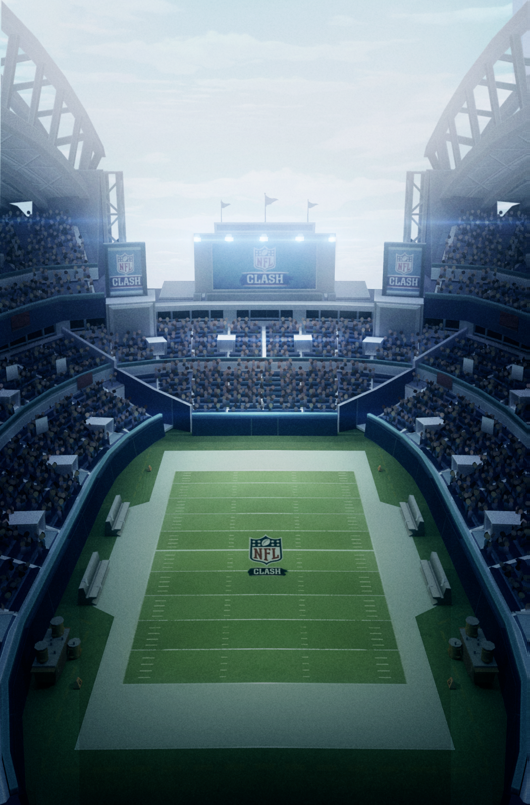 NFL Clash welcome screen background