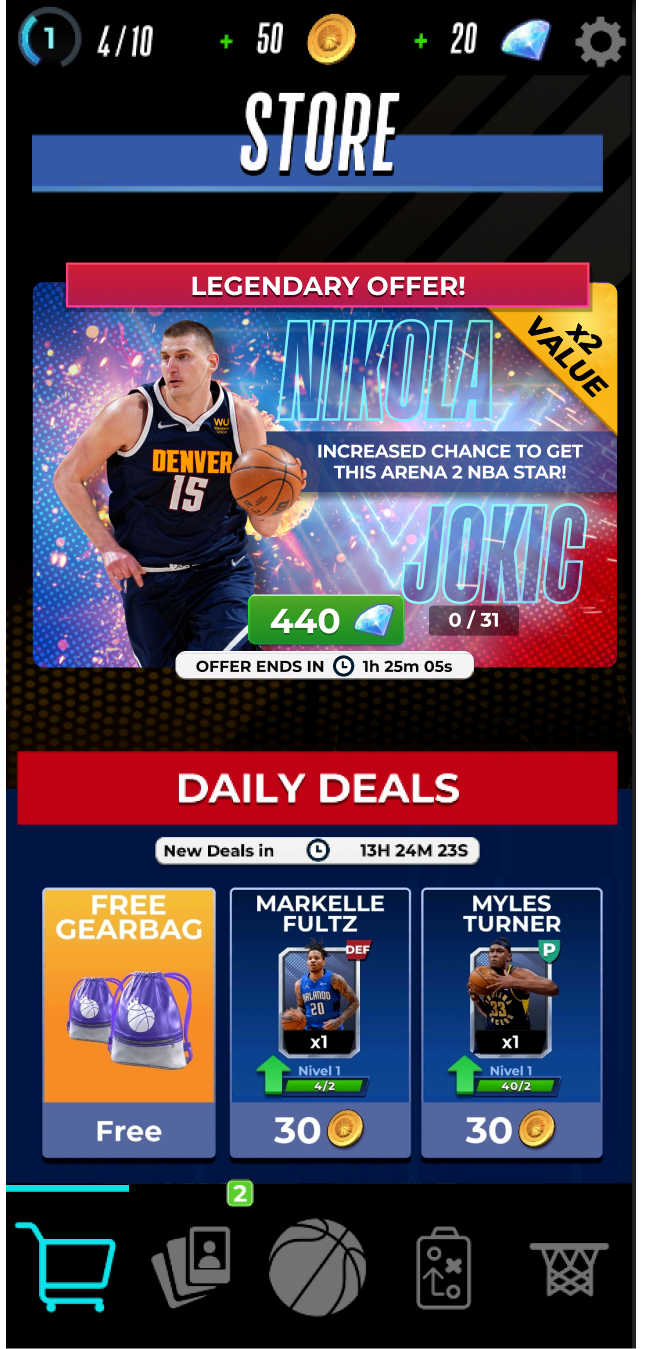 NBA Clash — Nikola Jokic Daily Deals event banner
