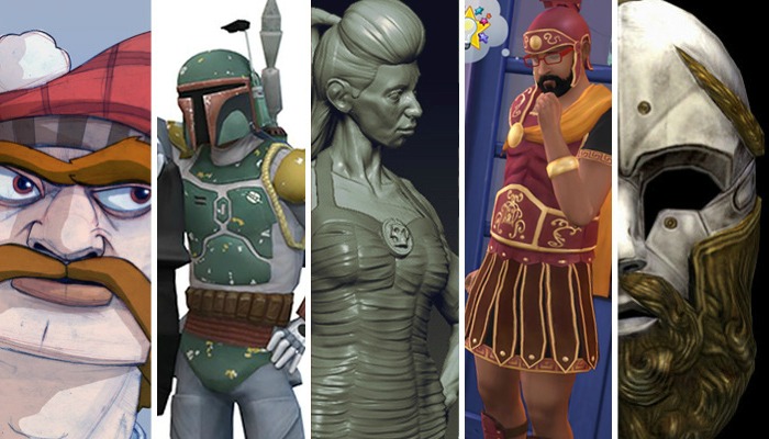 Character art lineup — The Sims 4, Horizon Worlds, NBA Clash