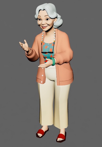 Company Game 001 character 04 full-body sculpt